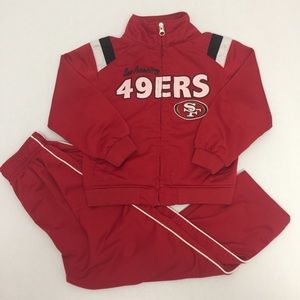 San Francisco 49ers Kids Toddler Outfit  4T X62
